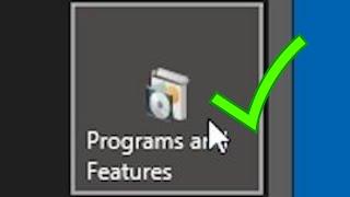 How to add Programs and Features to the Start Menu in Windows 10