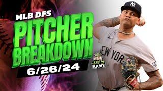 MLB DFS Pitchers to Target and Fade for DraftKings and FanDuel 6/26/24