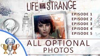 Life is Strange Episode 1-5 Optional Photos (All 50 Photos, Full Platinum)