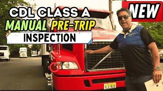 Class A Complete Manual Pre-Trip Inspection | Updated 2024 Modernized CDL Test