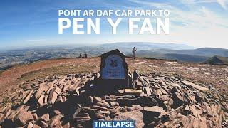 Pen y Fan Walk from Pont ar Daf Car Park Timelapse