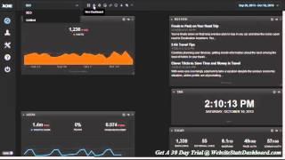 Website Stats Dashboard for Online Marketers and SEO