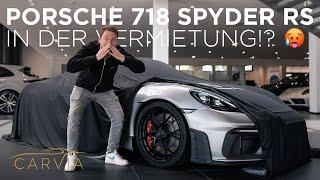 NEUES AUTO Porsche 718 Spyder RS - Wahnsinns Sound | CarVia