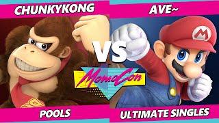 MomoCon 2023 - Chunkykong (Donkey Kong) Vs. Ave~ (Mario) Smash Ultimate - SSBU