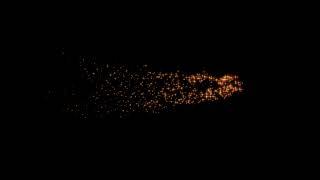 magic particles footage overlay on black background free stock video