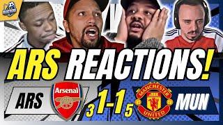 6 ARSENAL FANS FUMING REACTION TO LOSING 5-3 ON PENALTIES AGAINST MAN UTD | FA CUP FAN REACTIONS