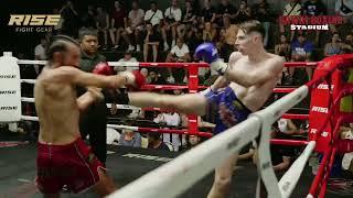  Ukraine vs New Zealand  | Full Muay Thai Fight with Knockout Finish | International Battle