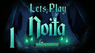 Poison and Fire, Explosions and Angry Gods of Purple Death Balls, Lets Play Noita Ep 1