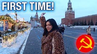 A Russian Girl's First Time in Moscow! 