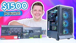 Awesome $1500 Gaming PC Build 2023!  [Full Build Guide w/ Benchmarks!]