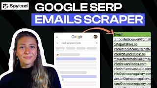 🟠 GOOGLE SERP EMAILS SCRAPER - DATA AND EMAILS EXTRACTOR FROM SEARCH ENGINE