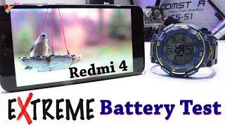 Xiaomi Redmi 4 Extreme Battery Test | Data Dock