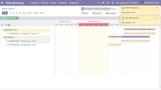 Odoo Gantt Native: Odoo: MRP timeline