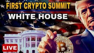 LIVE : WHITE HOUSE CRYPTO SUMMIT || DONALD TRUMP ||