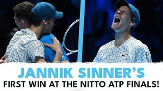 20-Year-Old Jannik Sinner's Turin Debut! | Nitto ATP Finals 2021 Highlights