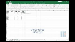 Utilisez la fonction temps pour combiner des parties temps uniques avec Excel