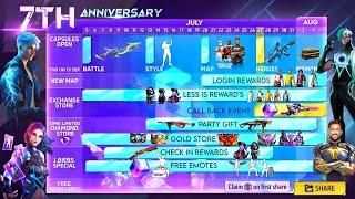 7TH ANNIVERSARY EVENT FREE FIRE OB45 l OB45 UPDATE FREE FIRE l FREE FIRE NEW EVENT | FF NEW EVENT #1