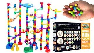 Unboxing Marble Genius Glow Marble Run Super Set