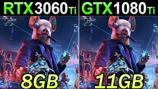 RTX 3060 Ti Vs. GTX 1080 Ti | 1440p and 2160p Gaming Benchmarks