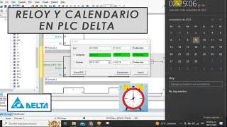 Reloj y calendario en PLC Delta