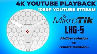 Mikrotik LHG 5 | Airfiber solution | @mikrotik #airfiber