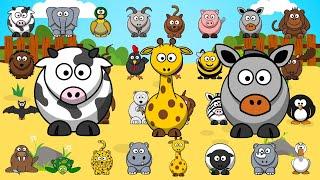 Animal Sounds Song 0209 | Kid TV Education | Nursery Rhymes