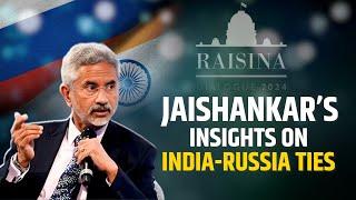 Raisina Dialogue 2024 | S Jaishankar’s Big Statement on India-Russia Relation | Must Watch