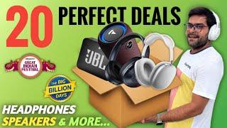 20 Best Headphones & Bluetooth Speaker Deals from Amazon Great Indian Festival & Big Billion Days 