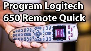 Programming Your Logitech Remote Control to Any DEVICE