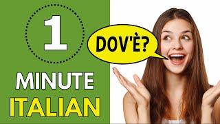 Learn Italian beginners lesson - Dov'è?