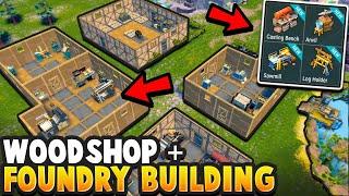 Building the *NEW* Woodshop + Foundry at Settlement! (Act 2 Chapter 3) - Last Day on Earth Survival