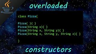 Java overloaded constructors 