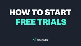 How To Start Your 14 Day Free Trial For Any Of Our Expert Advisors - User Dashboard - ValeryTrading