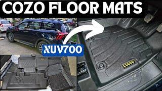 MAHINDRA XUV700 BEST COZO BRAND PREMIUM FLOOR MATS INSTALLATION  6268-777-684