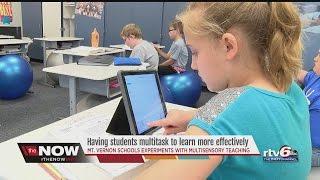 WATCH: School puts a spin on distraction to train kids on multitasking