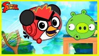 Combo Panda gets ANGRY playing ANGRY BIRDS 2 Let's Play App Game!