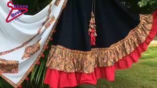 Double Frill Lahenga (Chaniya) With Dupatta | Chhaya Shree Creation