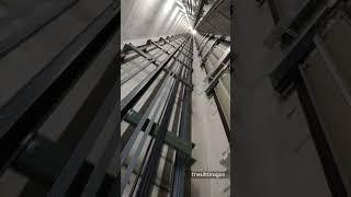 Fast 3m/s SCHINDLER 5500 MRL Lift - Shaft View