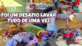 PRIMEIRA VEZ USANDO A LAVANDERIA NOVAFIQUEI 10 DIAS SEM LAVAR - NUNCA VI TANTA ROUPA SUJA ASSIM