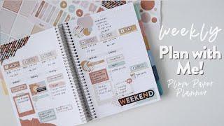 PLAN WITH ME! | Plum Paper Planner