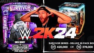 *NEW* Galaxy Opal Cards Inside Of Survivor Series War Games Pack! WWE 2K24 MyFACTION