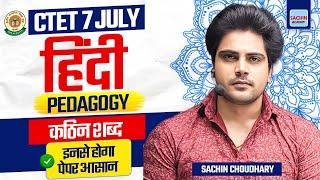 CTET 7 JULY 2024 HINDI PEDAGOGY by Sachin choudhary live 8pm