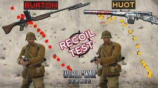 WWH Burton VS Huot  Recoil Test & Killing Speed Test