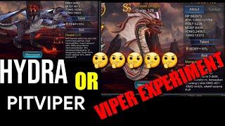 goddess primal chaos - viper experiment(hydra vs pitviper)