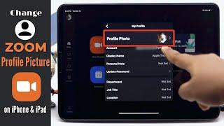 Change Zoom Profile Picture on iPad/iPhone (Easy Step by Step)