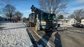 Republic Services ACX Python Collecting in the Snow