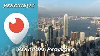 Hong Kong as seen from Victoria's Peak with Periscope Producer