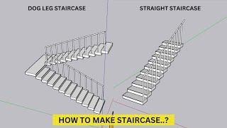 How to make a staircase in Sketchup..?