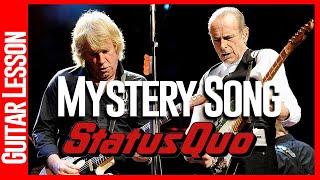 Status Quo - Mystery Song - Guitar Lesson