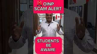 OINP FRAUD ALERT. BE AWARE. JET IMMIGRATION MONIT SONI.